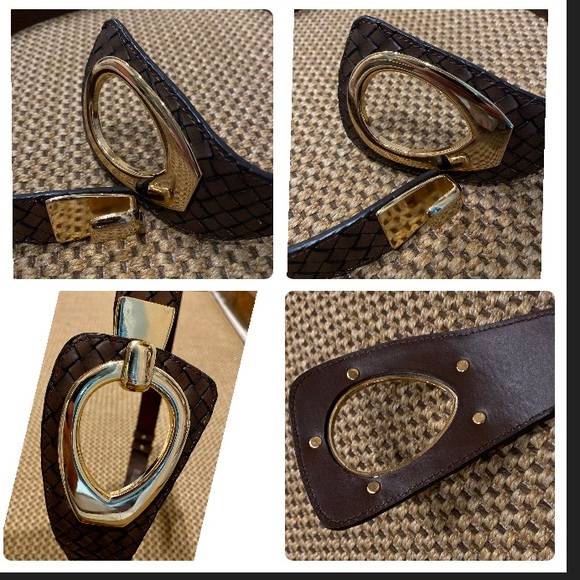 Coldwater Creek brown adjustable bonded belt woman’s 1X/2X - Picture 8 of 17